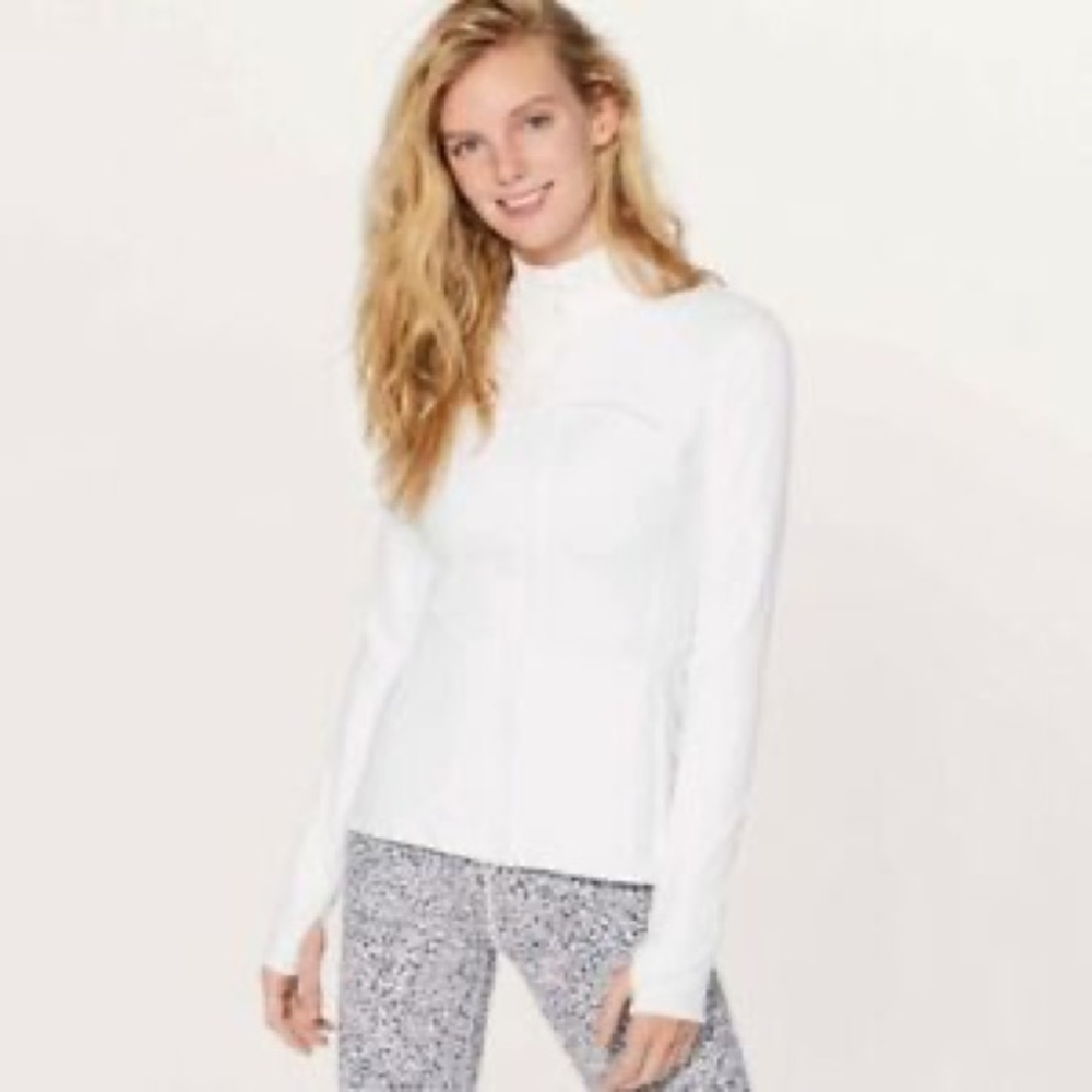 Lululemon Mesh Is More Jacket - white